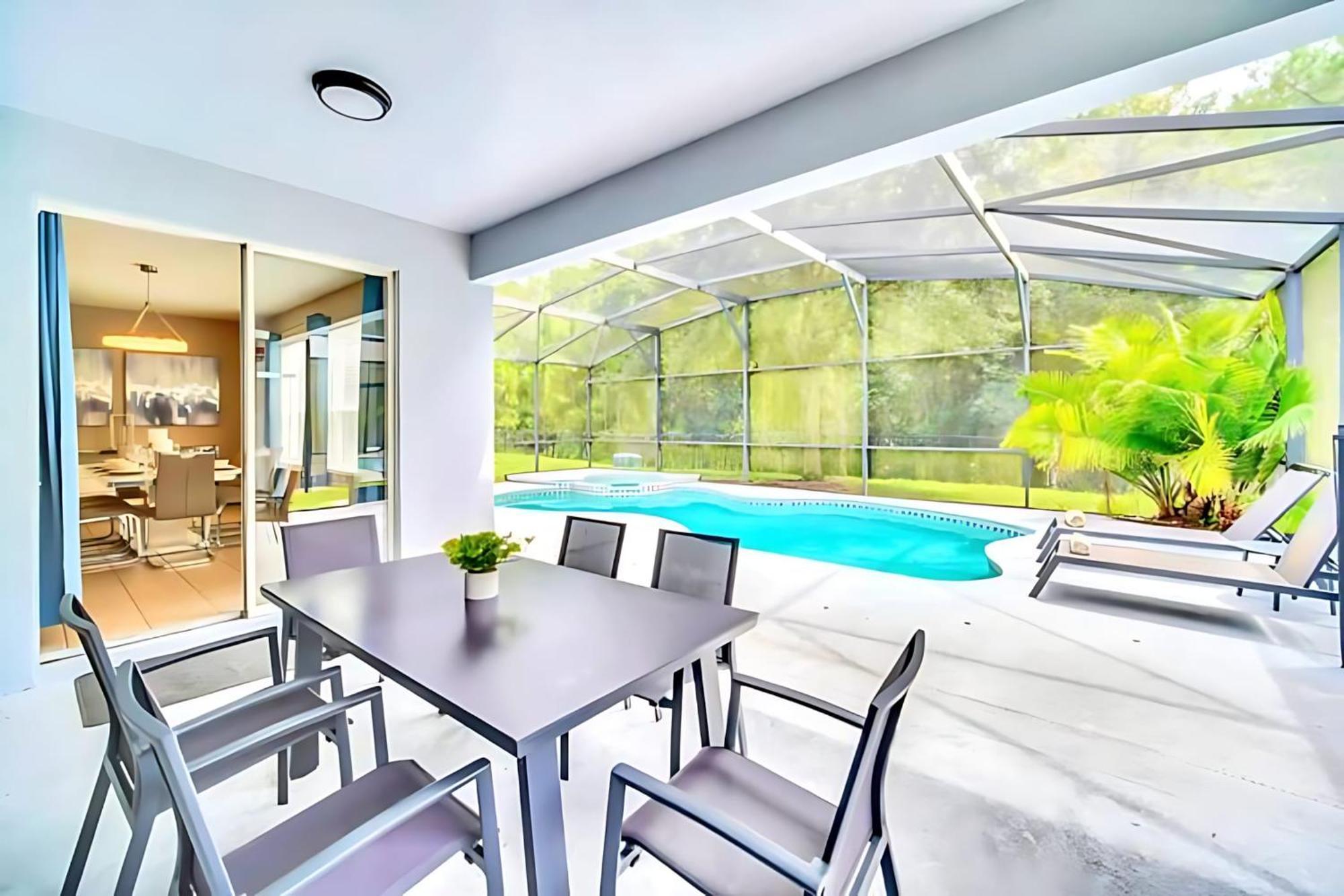 6Br Resort Home Near Disney - With Private Pool Hot Tub And Games Room Kissimmee Exteriér fotografie